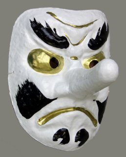 お面が安い【天狗A】の祭用のお面(民芸品)を激安通販【和物屋本舗】