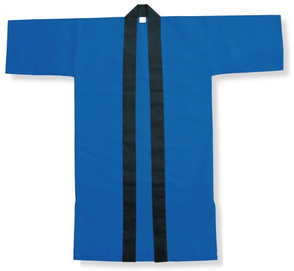 画像3: よさこいカラー無地長法被【ブルー】 (3)