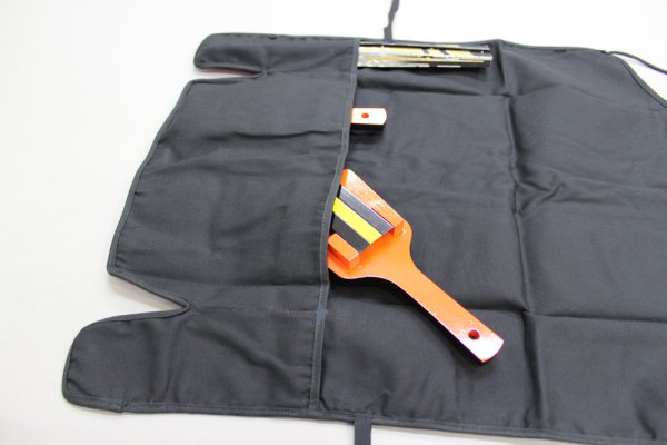 画像5: ★在庫限定★大人用リバーシブル腹掛け【ピンク/黒】 (5)