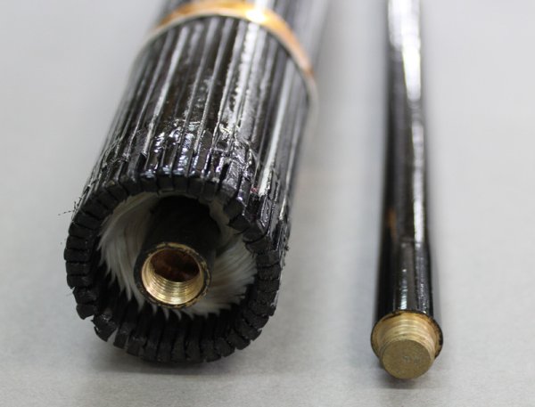 画像2: 演舞傘（舞傘）【絹製/ピンクぼかし】 (2)