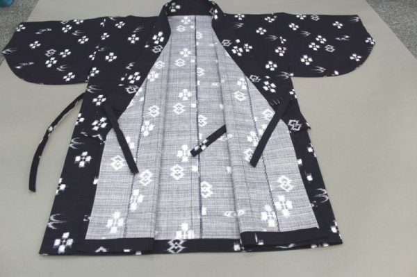 画像4: 田植え衣装【紺衿タイプ/早乙女着物のみ】 (4)