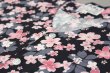画像2: 変り織り鯉口シャツ（大人・男女兼用）【桜・黒】 (2)