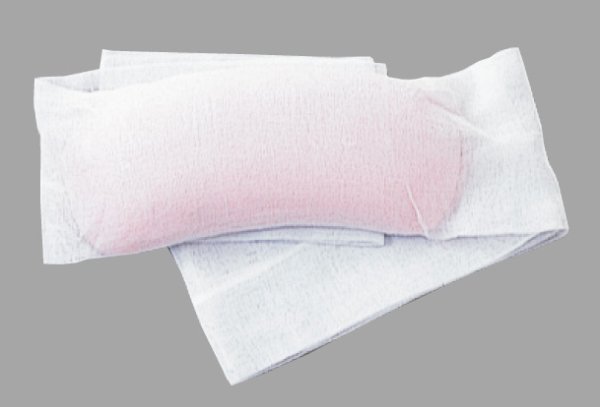 画像1: ガーゼ包み帯枕【ピンク】 (1)