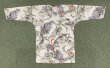 画像1: 変り織り鯉口シャツ（大人・男女兼用）【白地に雲龍】 (1)