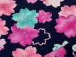 画像4: 鯉口シャツ（大人・男女兼用）【彩り桜の紺系】 (4)