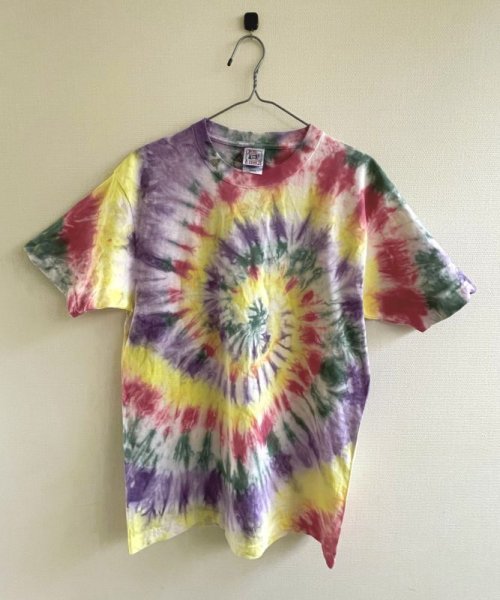 画像4: 【限定１枚】オリジナルタイダイ染めTシャツ　オープンエンドマックスウェイト　Ｌサイズ (4)