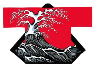 ⭐️限定セール⭐️一閑張り⭐️赤獅子白獅子歌舞伎⭐️ 法被が安い【9205】歌舞伎連獅子の赤系の法被を激安通販【和物屋