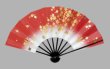 画像1: 演舞扇【踊り舞扇子】桜吹雪の赤系 (1)