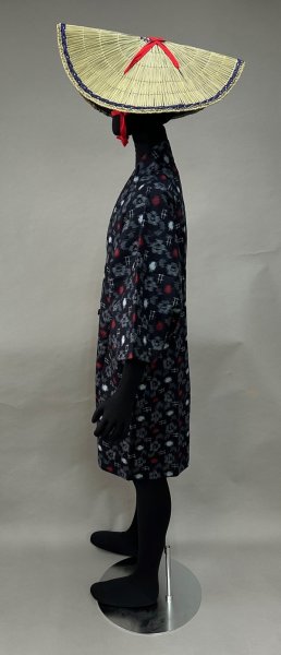 画像3: 茶摘み衣装/茶娘衣装【共衿タイプ/着物のみ】 (3)