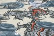 画像2: 変り織り鯉口シャツ（大人・男女兼用）【龍・ベージュ系】 (2)