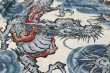 画像4: 変り織り鯉口シャツ（大人・男女兼用）【龍・ベージュ系】 (4)