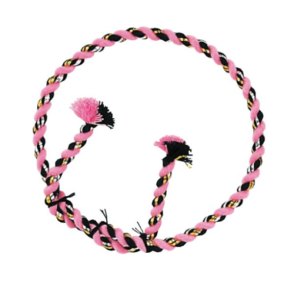 画像1: 中太結上鉢巻【5071/ピンク黒】 (1)