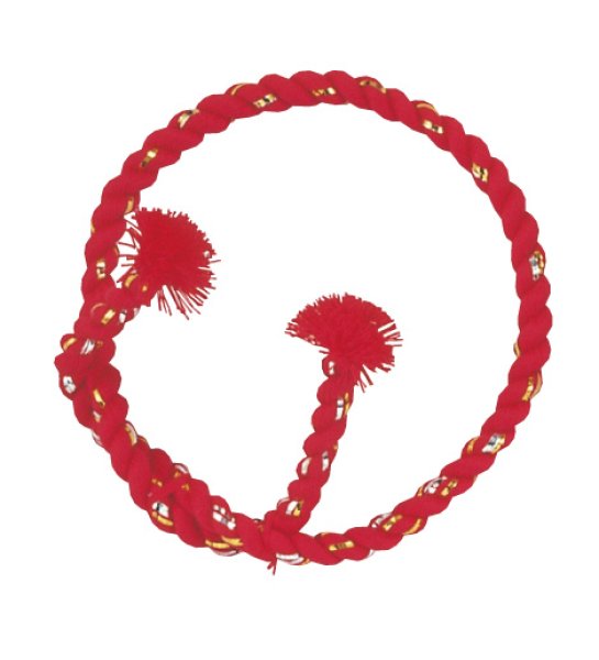 画像1: 極太結上鉢巻【赤】 (1)